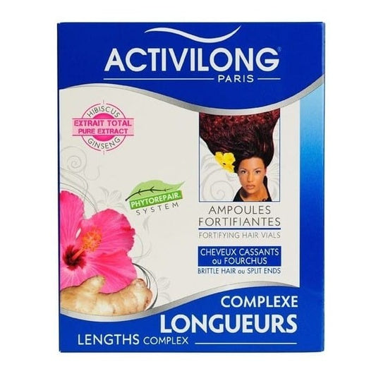 Activilong - Revitalisant fortifiant capillaire "Complexe Longueurs"- 4 x 10 ml - Activilong - Ethni Beauty Market