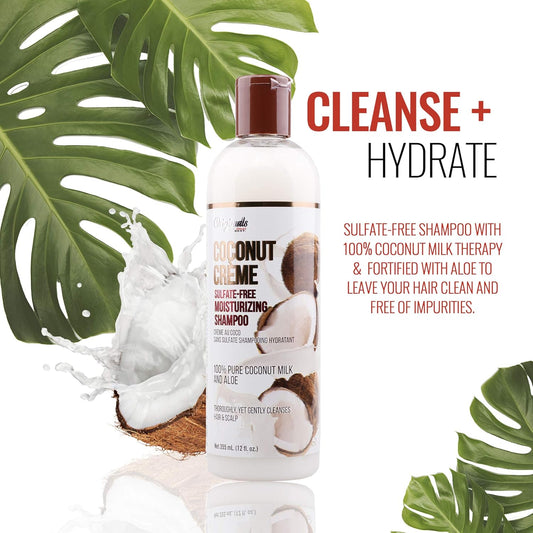 Africa's Best - Shampoing Hydratant à La Noix de Coco"Coconut crème Moisturizing Shampoo" 355 ml - Africa's Best - Ethni Beauty Market