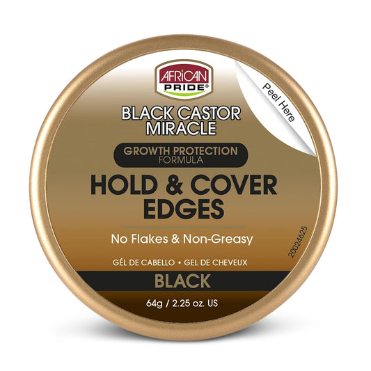 African Pride - Black Castor Miracle - Gel contours teinté noir - 64g