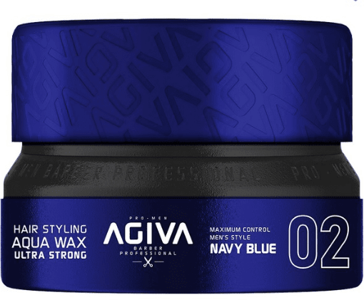 Agiva - Hair Styling Aqua Wax Ultra Strong - Cire coiffante "navy blue 02" - 155ml - Agiva - Ethni Beauty Market