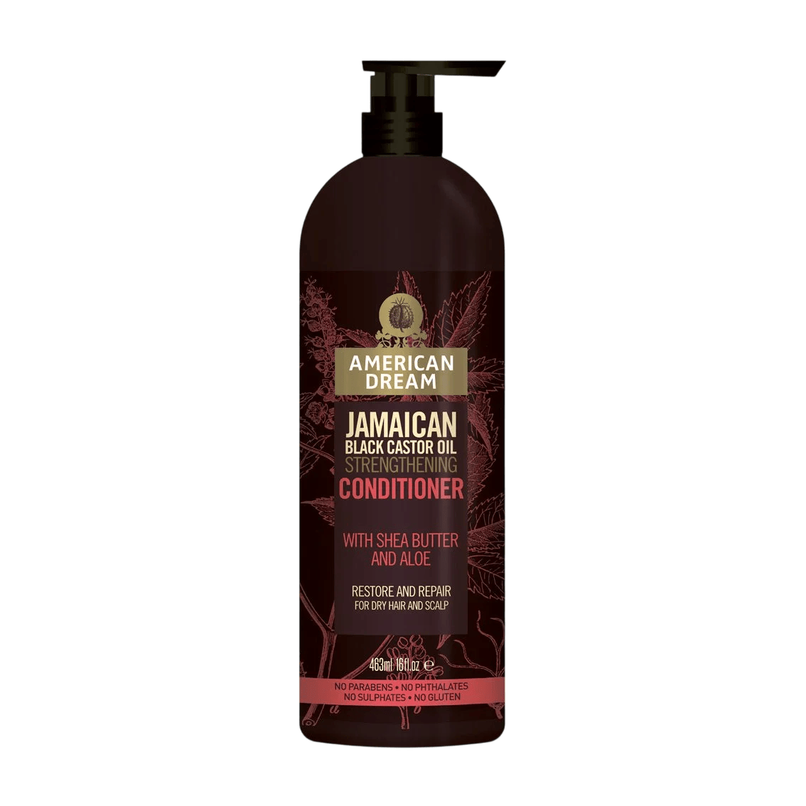 American Dream Après-shampooing fortifiant à l'huile de ricin noire jamaïcaine - 473ml - American Dream - Ethni Beauty Market