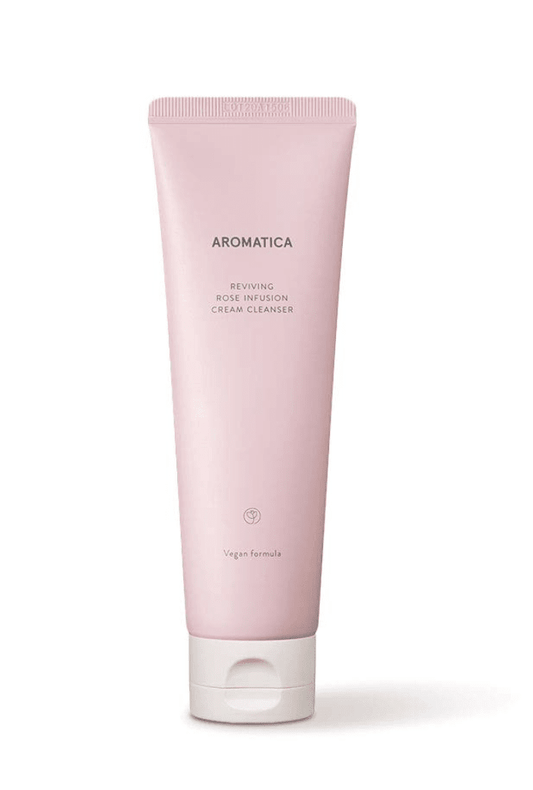 Aromatica - Reviving - Crème nettoyante "Rose Infusion" - 145 g (Collection anti-gaspi) - Aromatica - Ethni Beauty Market