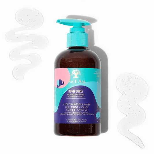 As I Am - Born Curly - Shampoing doux "aloe shampoo & wash" - 227g - As I Am - Ethni Beauty Market