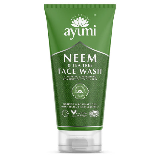 Ayumi Nettoyant Visage Ayumi - Nettoyant Visage Neem & Arbre de Thé "Face Wash" - 150ml