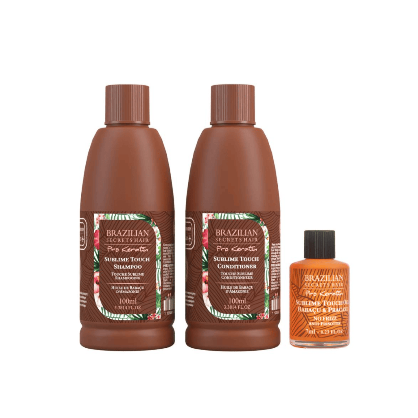 Brazilian Secrets Hair - Kit de voyage Pro Keratin Sublime Touch - 207 ml - Brazilian Secrets Hair - Ethni Beauty Market