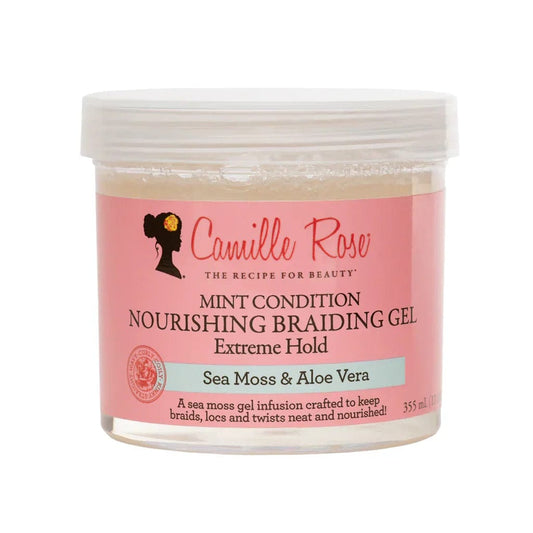 Camille Rose Gel Capillaire Camille Rose - Gel Pour Tresses "Mint Conditioning Braid Gel" 355ml