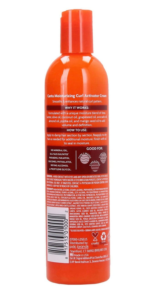 Cantu - Shea Butter - Crème Activatrice Boucles Au Beurre De Karité (Curl Activator Cream) 355ml - new packaging - Cantu - Ethni Beauty Market