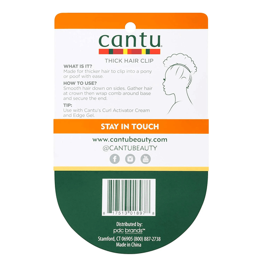 Cantu - Pince à Cheveux "Thick Hair Clip Extra Hold" - Cantu - Ethni Beauty Market