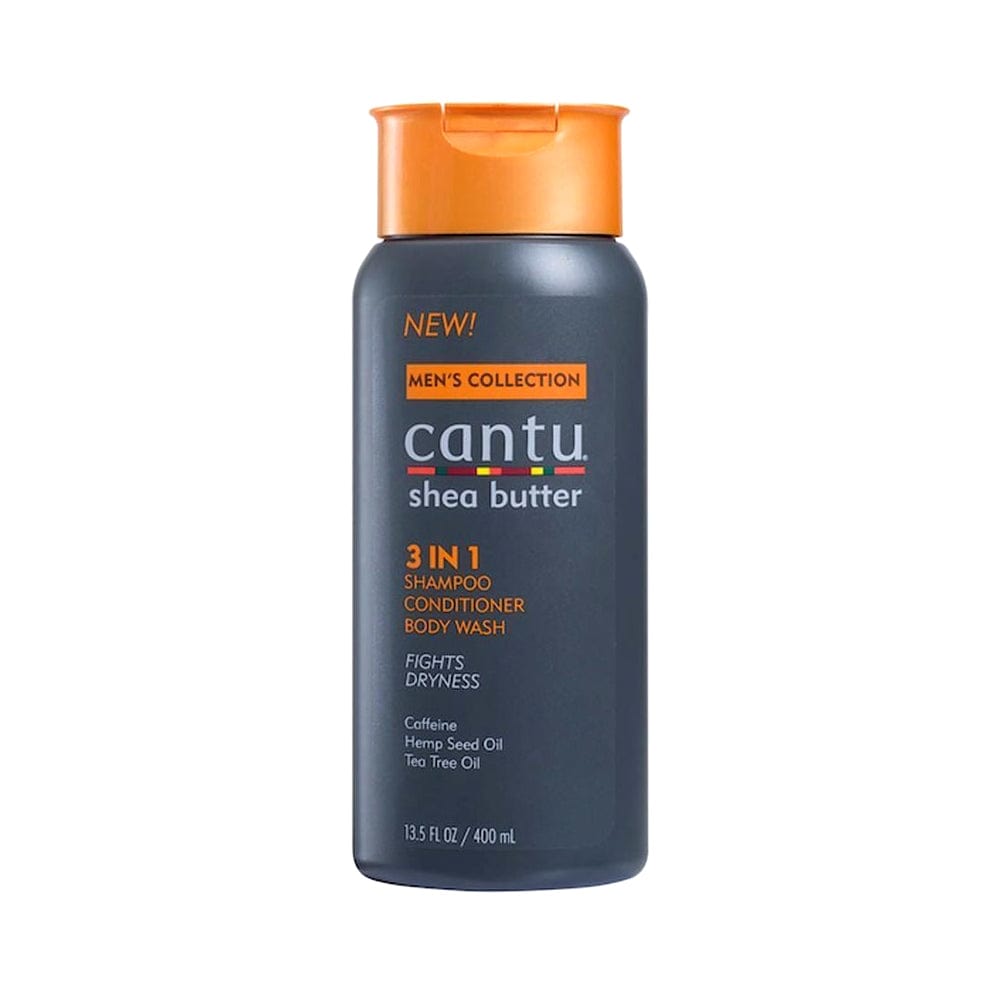 Cantu - Mens - Shampoing 3-En-1 (Shampoing/Conditionneur/Gel Douche) - 400ml - Cantu - Ethni Beauty Market