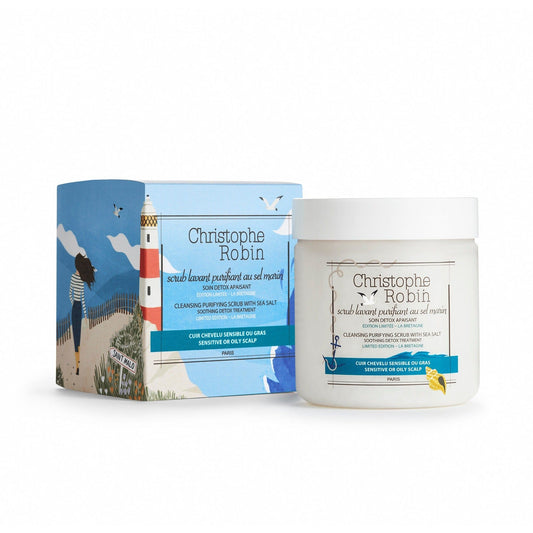 Christophe Robin Gommage Capillaire Christophe Robin - Scrub lavant purifiant au sel marin "La Bretagne" - 250ml