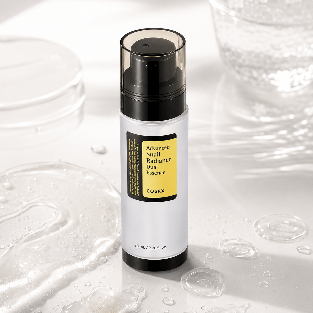 COSRX Essence Visage Cosrx Advanced Snail Radiance Dual Essence (Mucin+Niacinamide+Glutathion) 80ml