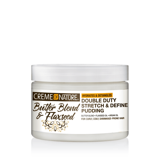Creme of Nature - Mélange de beurre et pudding aux graines de lin 340 ml - Creme of Nature - Ethni Beauty Market