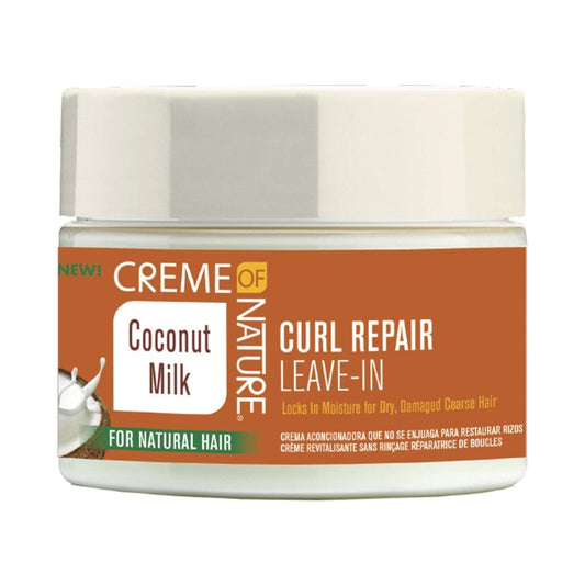 Creme of Nature - Crème sans rinçage réparation pour boucles coconut milk (Curl repair leave in) - 326g - Creme of Nature - Ethni Beauty Market