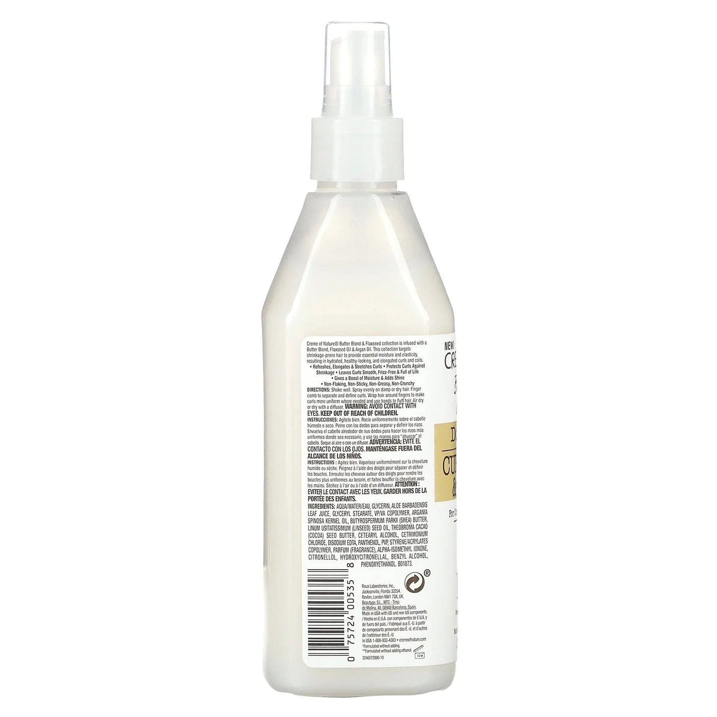 Creme of Nature - Beurre et graines de lin pour définir et booster les boucles 335 ml - Creme of Nature - Ethni Beauty Market