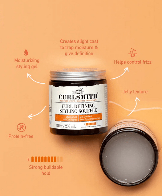 CURLSMITH - Moisture recipe - Gel coiffant "curl defining styling soufflé"- 237ml - Curlsmith - Ethni Beauty Market