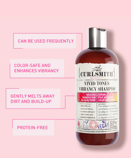 CURLSMITH - Color recipe - Shampoing "Vivid tones" - 355ml - Curlsmith - Ethni Beauty Market