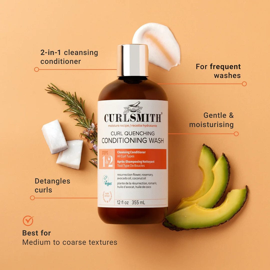 CURLSMITH - Moisture recipe - Shampoing conditionnant "curl quenching" - 355ml - Curlsmith - Ethni Beauty Market