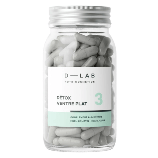 D-Lab Nutricosmetics Complément alimentaire D-Lab Nutricosmetics - Complément alimentaire "détox ventre plat" - (1 et 3 mois)