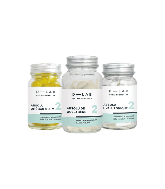D-Lab Nutricosmetics Complément alimentaire D-Lab Nutricosmetics - Complément alimentaire Programme Jeunesse-Absolue -Nutrition & Hydratation à 360°