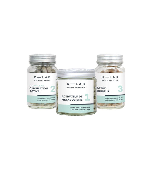 D-Lab Nutricosmetics - Compléments Alimentaires minceur "Programme brûle-graisses" - D-Lab Nutricosmetics - Ethni Beauty Market
