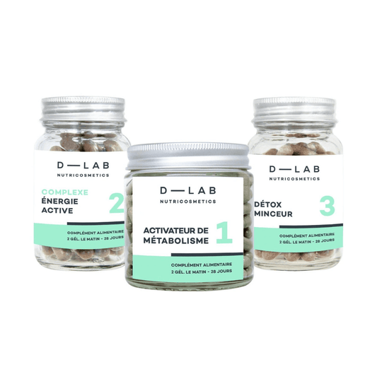 D-Lab Nutricosmetics - Compléments Alimentaires minceur "Programme Brûle-Graisses" - D-Lab Nutricosmetics - Ethni Beauty Market