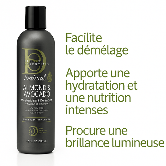 Design Essentials - Après Shampoing Hydratant & Démêlant "Moisturizing & Detangling Conditioner" - 236ml - Design Essentials - Ethni Beauty Market