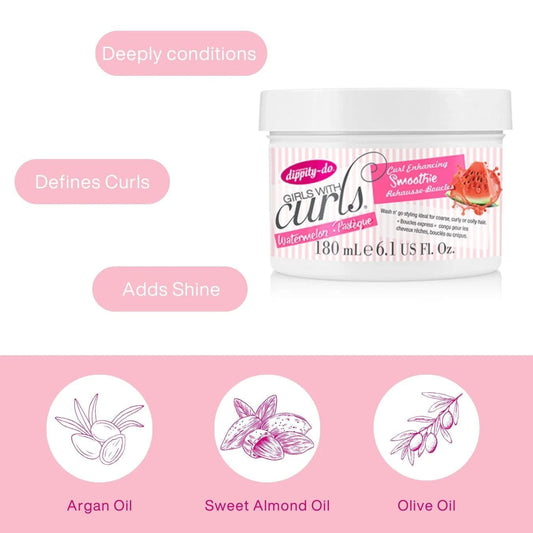 Dippity Do - Girls with Curls - Beurre de Coco pour Boucles - 180ml - Dippity - Ethni Beauty Market