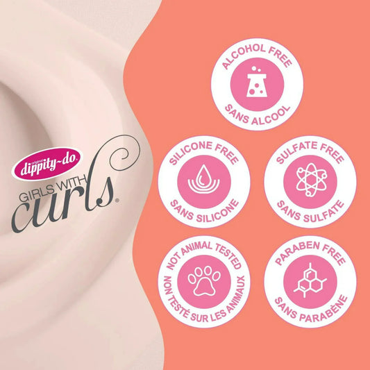 Dippity Do Girls - Whith Curls Coconut - Crème Coiffante Pour Boucles "Curls Styling Cream" - 125 ml - Dippity - Ethni Beauty Market