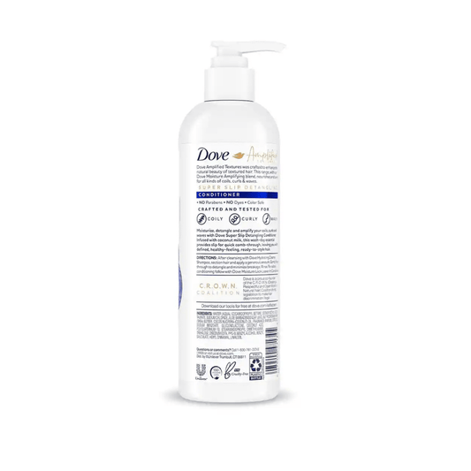 Dove Amplified - Textures Super Slip Après-shampoing démêlant pour cheveux texturés - 340ml - Dove Amplified - Ethni Beauty Market