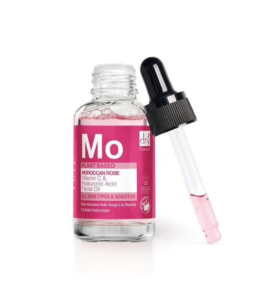 Dr Botanicals Huile pour le visage à la vitamine C et à l'acide hyaluronique Mo Moroccan Rose 15 ml - Dr Botanicals - Ethni Beauty Market