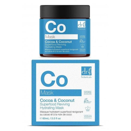 Dr Botanicals - Masque hydratant revitalisant Superfood Co Cocoa & Coconut 60ml - Dr Botanicals - Ethni Beauty Market