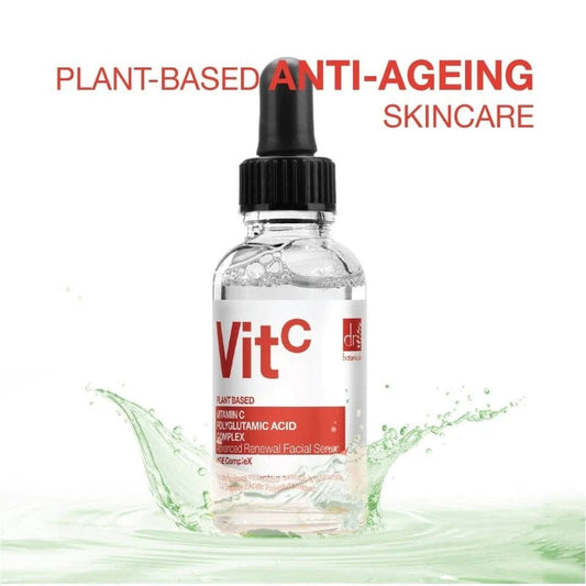 Dr Botanicals Sérum visage régénérant avancé à base d'acide polyglutamique à base de plantes à la vitamine C 30 ml - Dr Botanicals - Ethni Beauty Market
