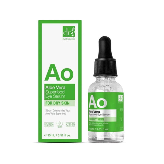 Dr Botanicals Sérum pour les yeux aux superaliments Ao Aloe Vera 15ml - Dr Botanicals - Ethni Beauty Market