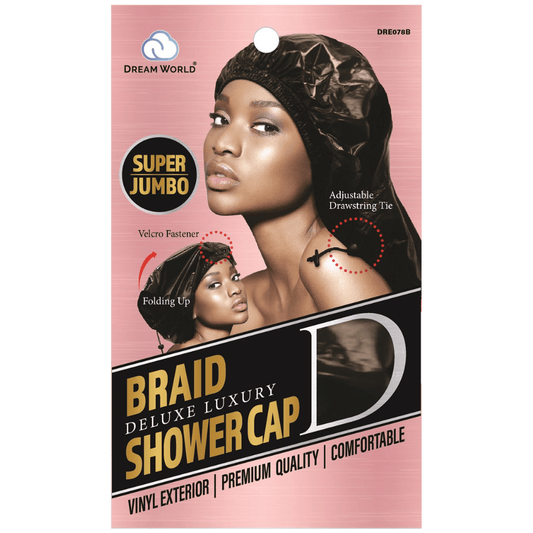 Dream World - Bonnet de Douche XXL-Braids - DRE078B - Dream World - Ethni Beauty Market