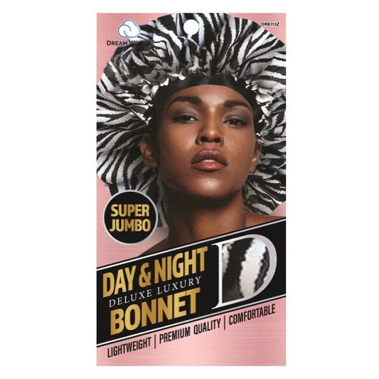 Dream World - Bonnet Satin Femme Zebré - DRE113Z - Dream World - Ethni Beauty Market