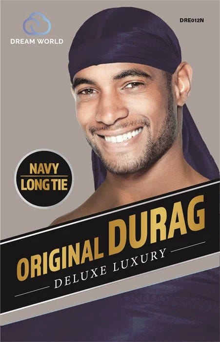 Dream World - Durag Homme Bleu Foncé - Taille Unique - DRE012N - Dream World - Ethni Beauty Market