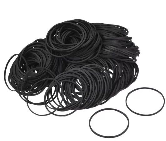 Dream World - Lot de 500 élastiques noir pour cheveux - 100g - Dream World - Ethni Beauty Market