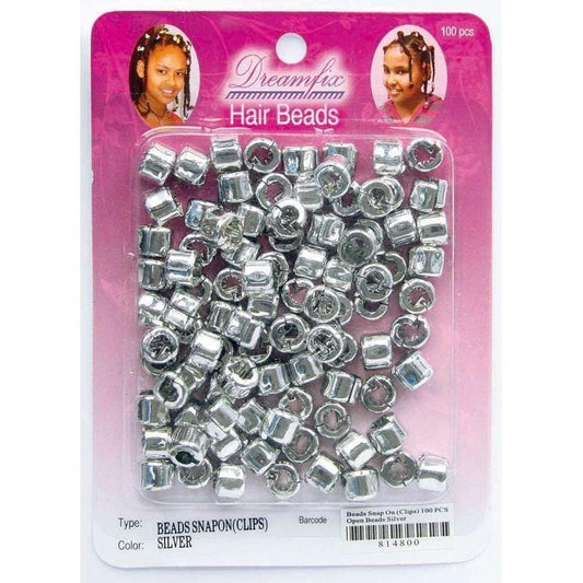 Dreamfix - Perles pour cheveux "colorées" - 100 pcs (différents coloris) - Dreamfix - Ethni Beauty Market