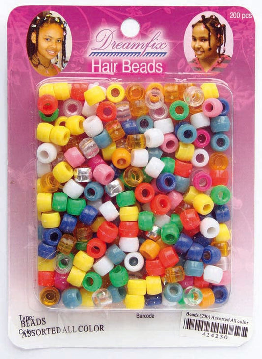 Dreamfix - Perles pour cheveux "Hair Beads" - 200 pcs (différents coloris) - Dreamfix - Ethni Beauty Market