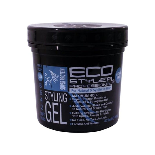 Eco Styler - Gel de fixation à la super protéine 473 ml - Eco Styler - Ethni Beauty Market