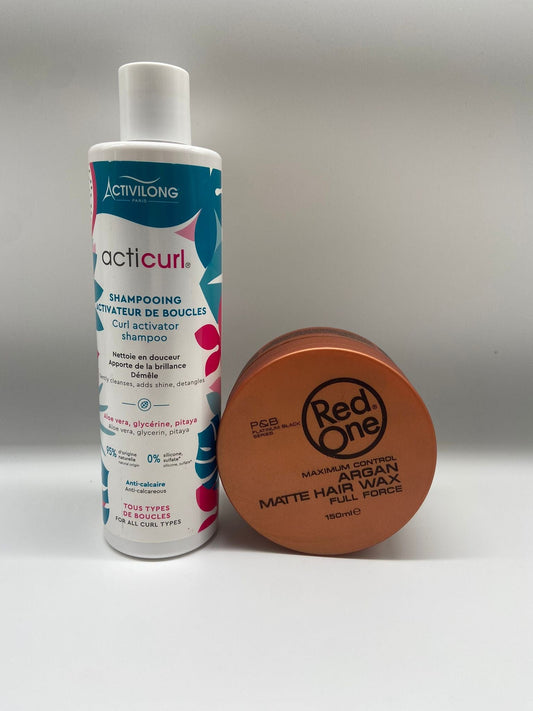 Fire Promo - Pack boucles soyeuses "red one x activilong" - (cire + shampoing) - Ethni Beauty Market - Ethni Beauty Market