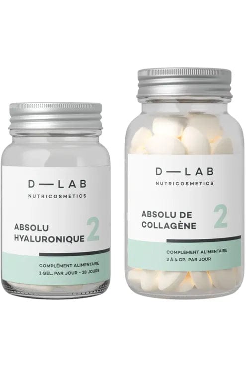 D - Lab  Complément Alimentaire Duo Nutrition-Absolu Collagène & Acide Hyaluronique - D - Lab Nutricosmetics - Ethni Beauty Market