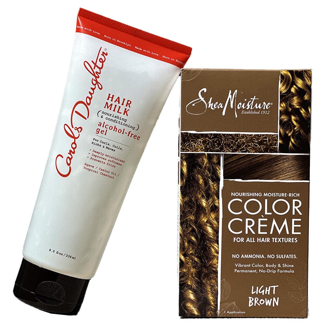 Fire promo - Pack coloration light brown "shea moisture x carol's daughter" (coloration + gel capillaire) - Ethni Beauty Market - Ethni Beauty Market