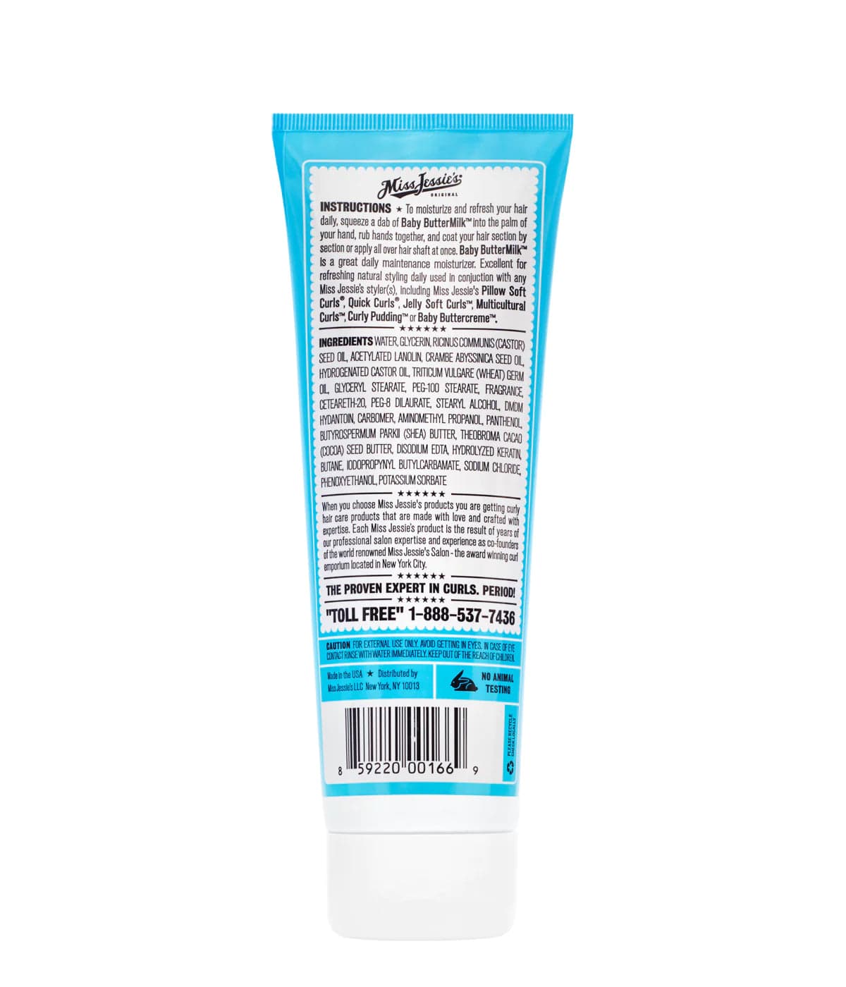 Miss Jessie's - Lait hydratant sans rinçage "Baby Buttermilk" - 250 ML - Miss Jessie's - Ethni Beauty Market