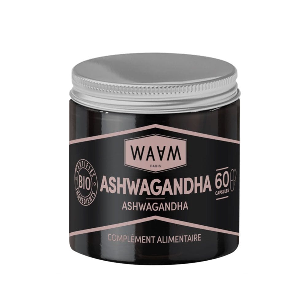 Waam - Capsules D'ashwgandha Bio - 60 Capsules - WAAM - Ethni Beauty Market