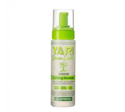 Yari - Mousse coiffante pour boucles « Green curls » sans sulfate - 220 ml - Yari - Ethni Beauty Market
