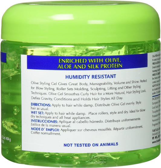 Fantasia IC - Olive Oil Styling Gel 16oz - 454g - Fantasia IC - Ethni Beauty Market