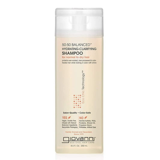 GIOVANNI - 50:50 balanced - Après-shampoing "hydrating clarifying"- 250mL - Giovanni - Ethni Beauty Market