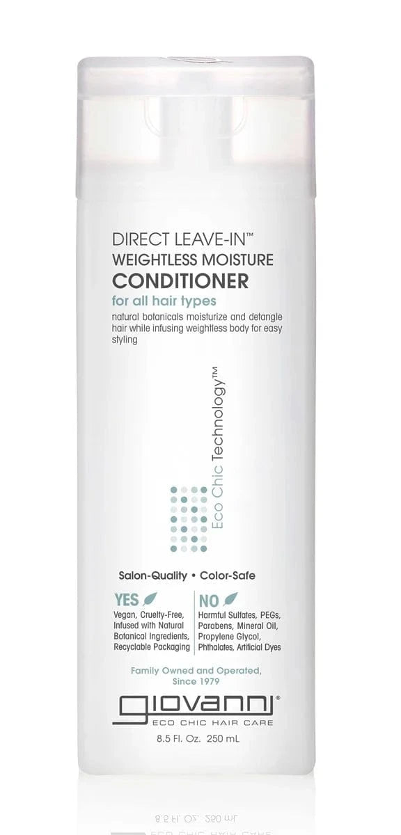 Giovanni - Après- Shampoing sans rinçage - Direct Leave in weightless Moisture Conditioner -250ml - Giovanni - Ethni Beauty Market