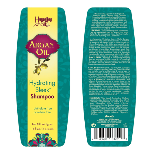 Hawaiian Silky - Après Shampoing Hydratant À L'Huile 414ml - Hawaiian Silky - Ethni Beauty Market